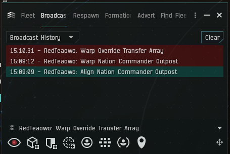 Multiple broadcasts