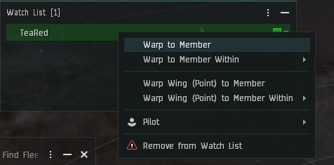 Warp to FC
